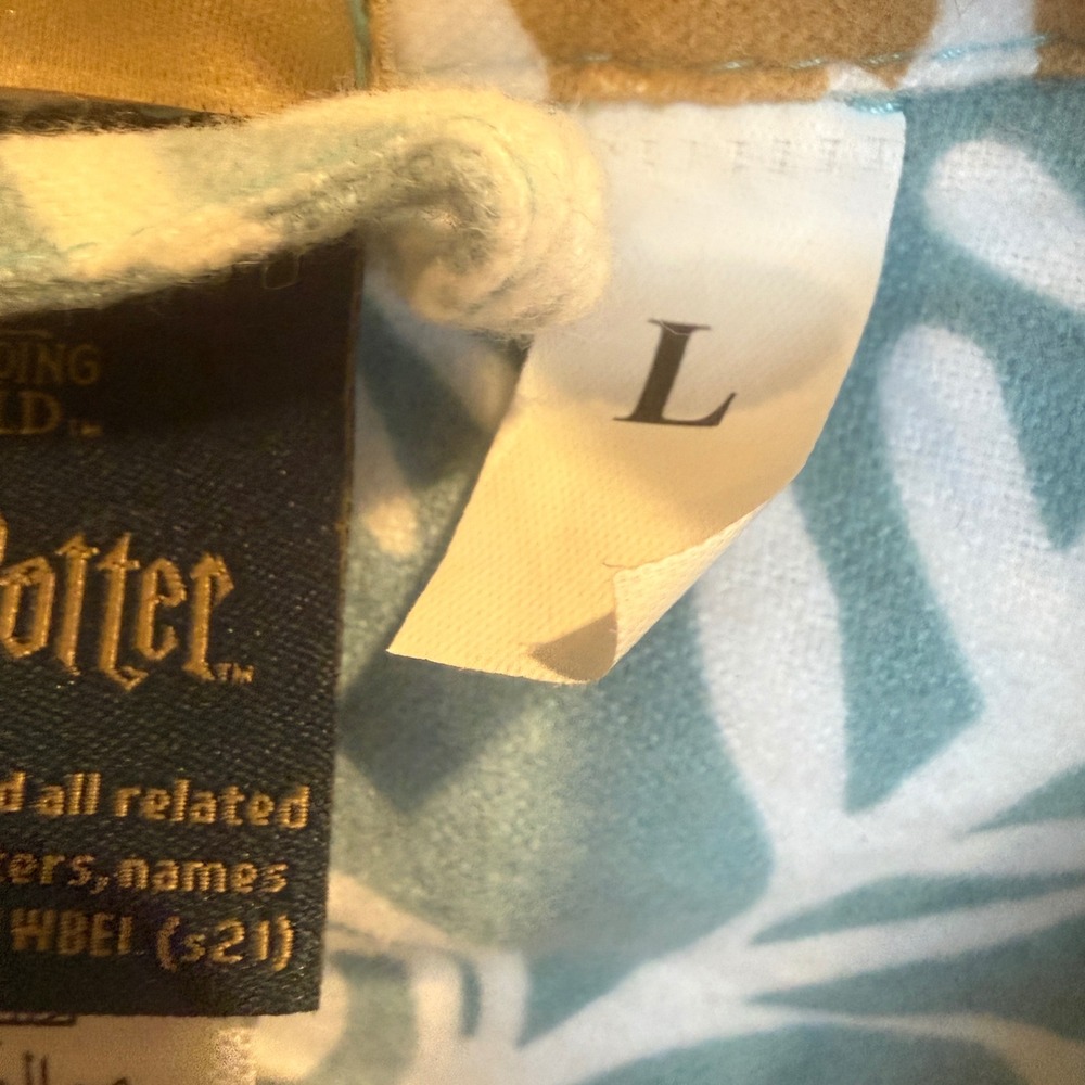 Pottery Barn Teen Harry Potter Organic Cotton Pajama Set Blue Patronus Large - Picture 3 of 9